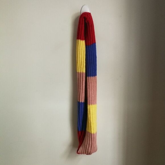 ARDENE Multicolored Colors Stripes Chunky Knit 2 Infinity Scarves NWT - Picture 6 of 11